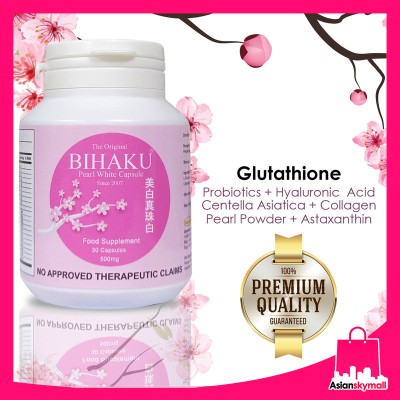 The Original BIHAKU Pearl White Capsule 30 Capsules 500mg